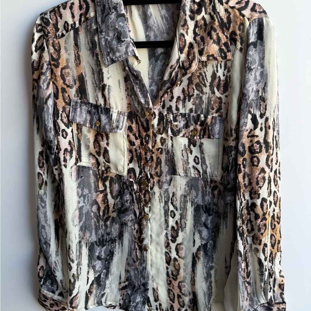 MNK leopard print Women blouse